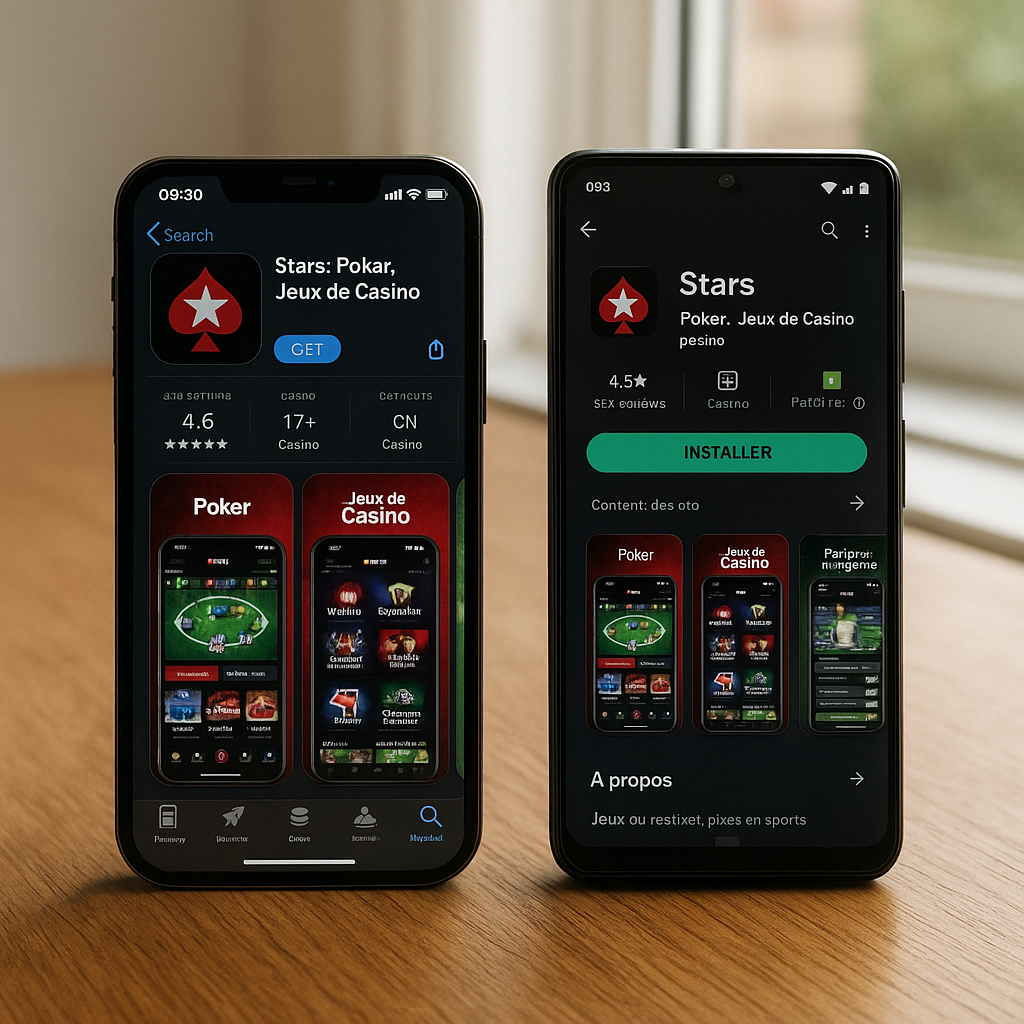 Stars Casino - Applications iOS et Android - Téléchargement